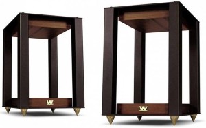 Wharfedale Linton Stand Walnut / Mahogany / Black